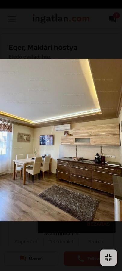Paradise Apartmanház Eger Bagian luar foto